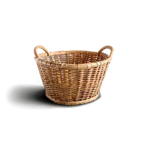 Woven Laundry Basket Png 06132024 PNG image