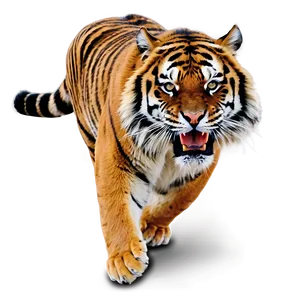 Wrathful Siberian Tiger Png 06252024 PNG image