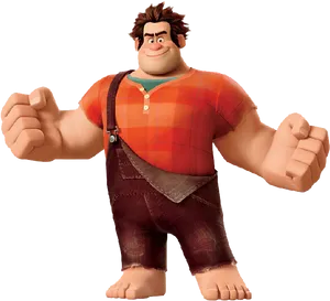 Wreck It Ralph Character Pose PNG image