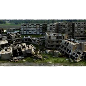 Wrecked City Outskirts PNG 34 PNG