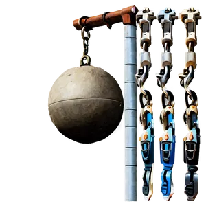 Wrecking Ball Hitting Ground PNG 87