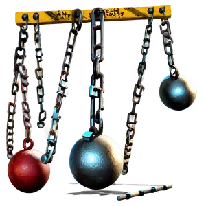 Wrecking Ball In Motion PNG 06112024