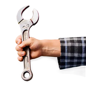 Wrench In Hand Png 4 PNG image