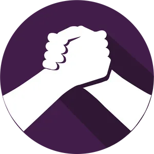 Wrestling Handshake Icon PNG image