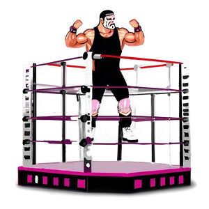 Wrestling Ring Cage Match PNG Uit41 PNG