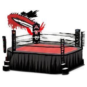 Wrestling Ring Night Event Png Igi PNG image