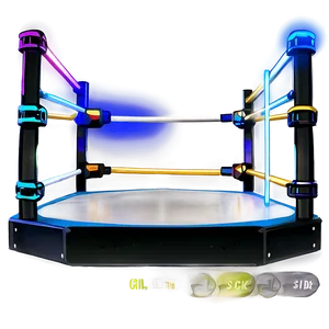 Wrestling Ring With Led Lights PNG Tlj PNG