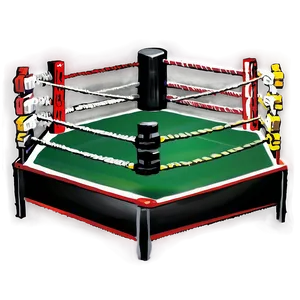 Wrestling Ring With Ropes PNG Uau72