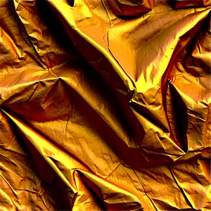 Wrinkled Gold Paper Texture PNG 06212024 PNG
