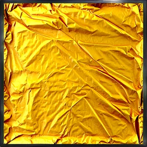 Wrinkled Gold Paper Texture PNG 57