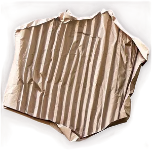 Wrinkled Paper With Creases PNG Txt
