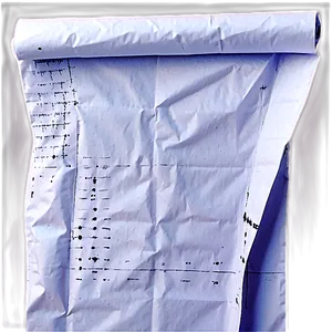Wrinkled Paper With Ink Stains PNG Bca PNG