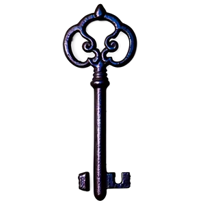 Wrought Iron Skeleton Key Picture Png 31 PNG image