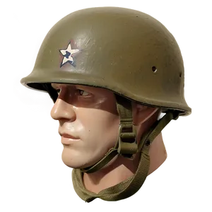 Ww2 Airborne Helmet PNG Mew