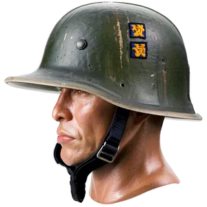 Ww2 Combat Helmet Design Png 06132024 PNG image