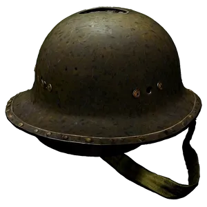Ww2 Helmet On Ground PNG 12