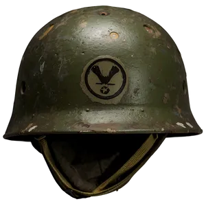 Ww2 Helmet On Ground PNG Fhf50 PNG