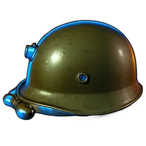 Ww2 Helmet Sketch PNG 06132024