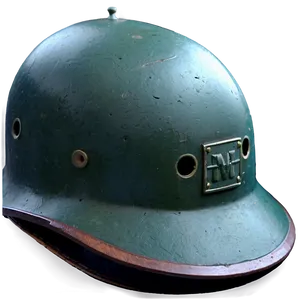 Ww2 Helmet Top View PNG 3 PNG