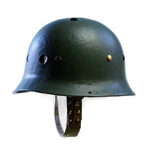Ww2 Helmet With Bullets PNG 06132024