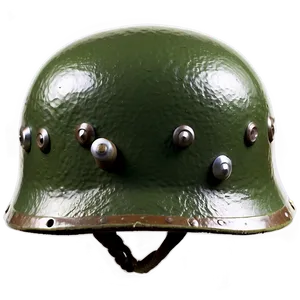 Ww2 Helmet With Bullets PNG 06132024