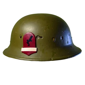 Ww2 Helmet With Cover PNG 80
