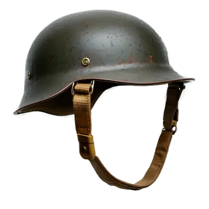 Ww2 Helmet With Scar PNG 46