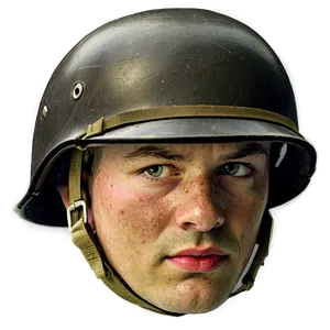 Ww2 Soldier Helmet Graphic Png 06132024 PNG image