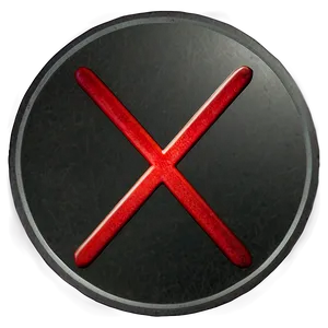 X Mark In Circle Png 05252024 PNG image