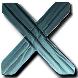 X Mark With Shadow Png Lrq PNG image