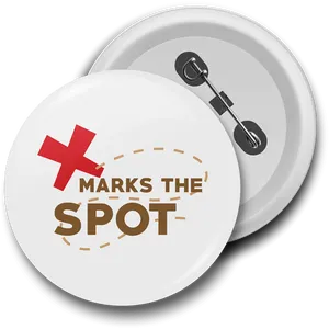 X Marks The Spot Button PNG image