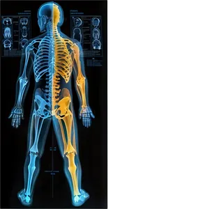 X Ray Body Scan Png 06252024 PNG image