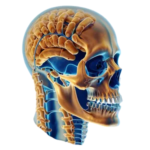 X Ray Of Human Head Png 06252024 PNG image