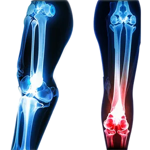 X Ray Of Knee Joint Png 06252024 PNG image