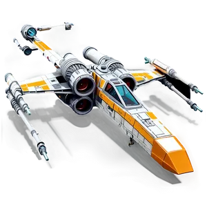X Wing Exploration PNG Wbg