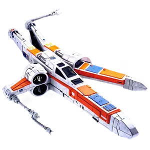 X Wing Rear View PNG 06132024 PNG