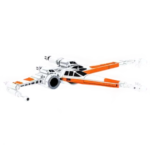 X Wing Side View PNG Lio99 PNG