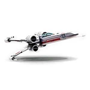 X Wing Sketch PNG Xyq67