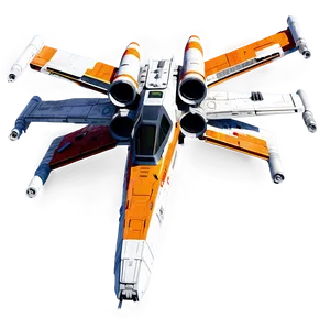 X Wing Spacecraft Png 06132024 PNG image