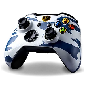 Xbox Controller Arctic Camo Png Fle PNG image