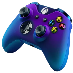 Xbox Controller Blue Fade PNG Tqk