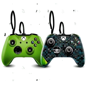 Xbox Controller Minecraft Creeper PNG 05252024