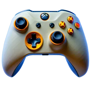 Xbox Controller Sunset Orange PNG 05252024