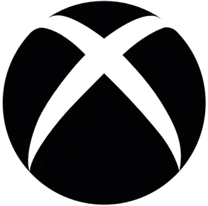 Xbox Logo Black Background PNG image