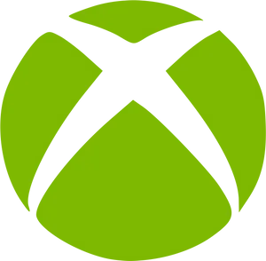 Xbox Logo Greenand Black PNG image