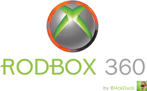 Xbox Logo Parody Rodbox360 PNG image