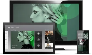 Xbox Music Player Devices PNG image