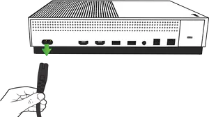 Xbox One Console Portsand Connections PNG image