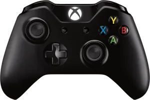Xbox One Controller Black PNG image