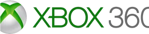 Xbox360 Logoon Black Background PNG image